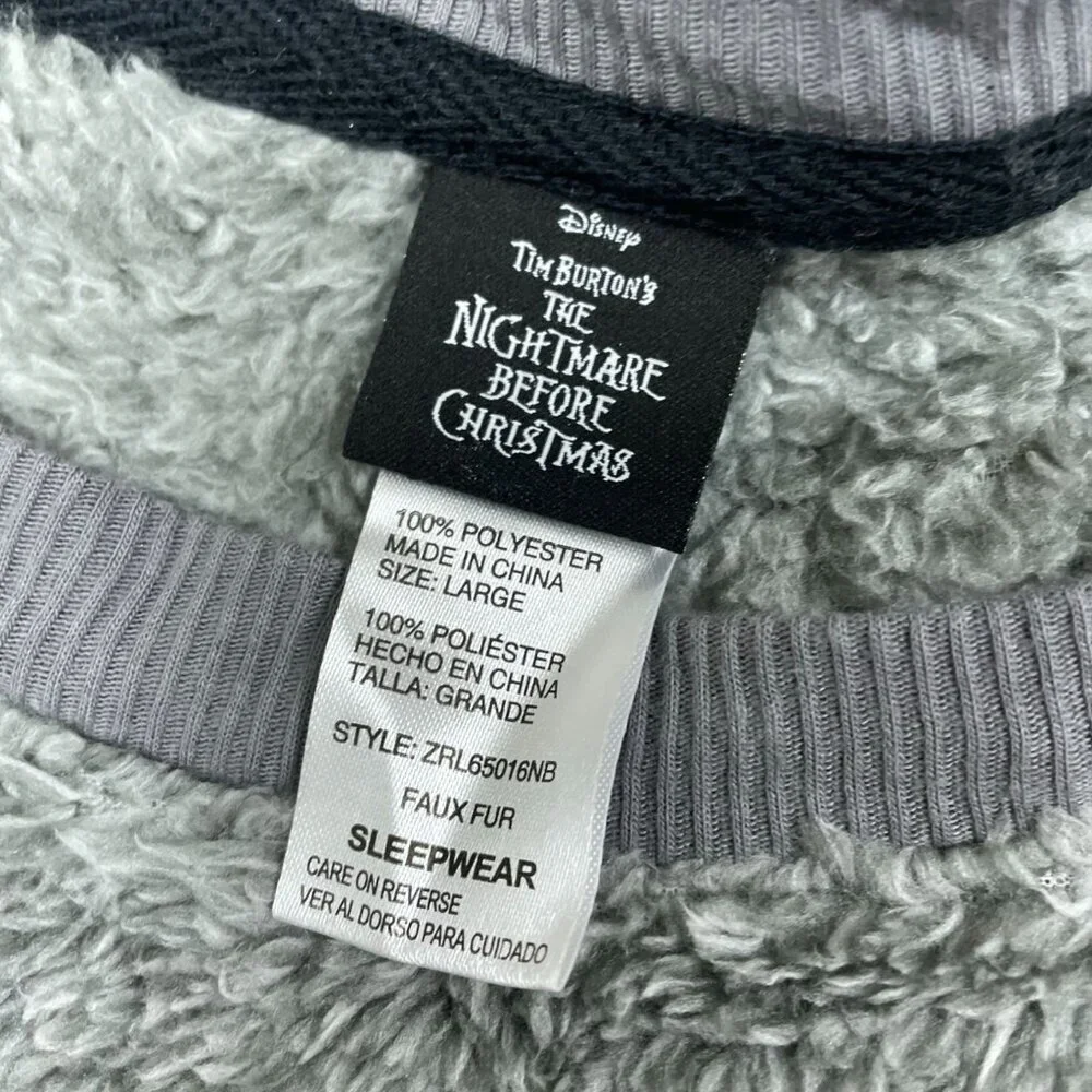 Disney Tim Burtons The Nightmare Before Christmas Jack Faux Fur Large  NWT 6474 - Picture 4 of 8